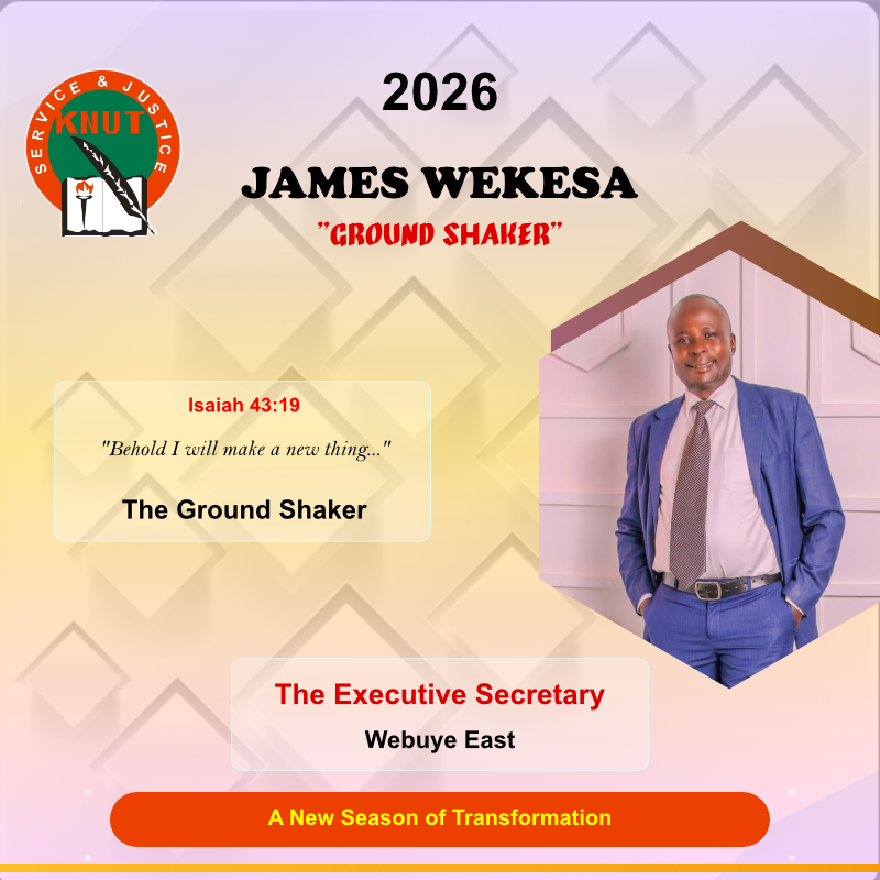 James Wekesa 2026 – “Ground Shaker” Leadership Poster Design